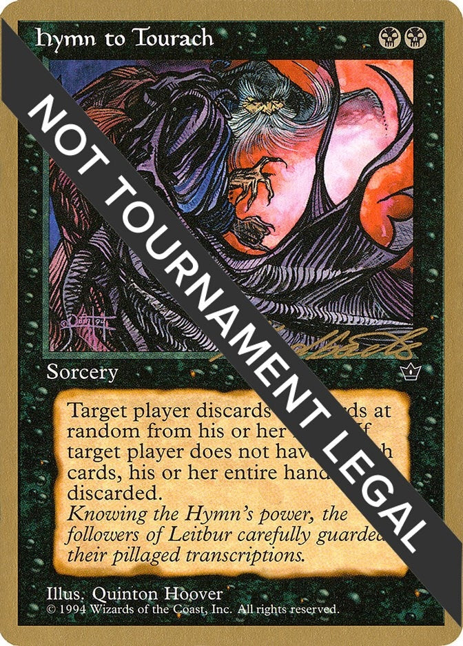 Image for Hymn to Tourach (Cloak) - 1996 Leon Lindback (FEM) (World Championship Decks) - Magic: The Gathering