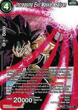 Image for Increasing Evil Masked Saiyan (Promotion Cards) (P-029) - Dragon Ball Super: Masters