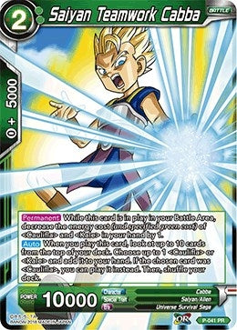 Image for Saiyan Teamwork Cabba (Promotion Cards) (P-041) - Dragon Ball Super: Masters