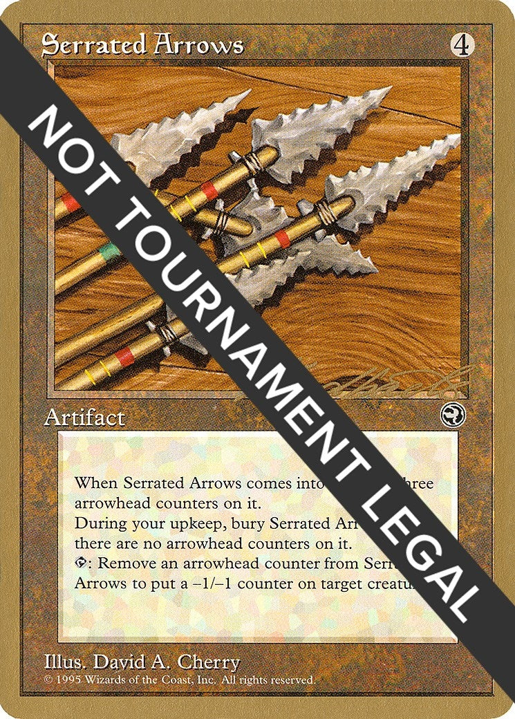 Image for Serrated Arrows - 1996 Leon Lindback (HML) (World Championship Decks) - Magic: The Gathering