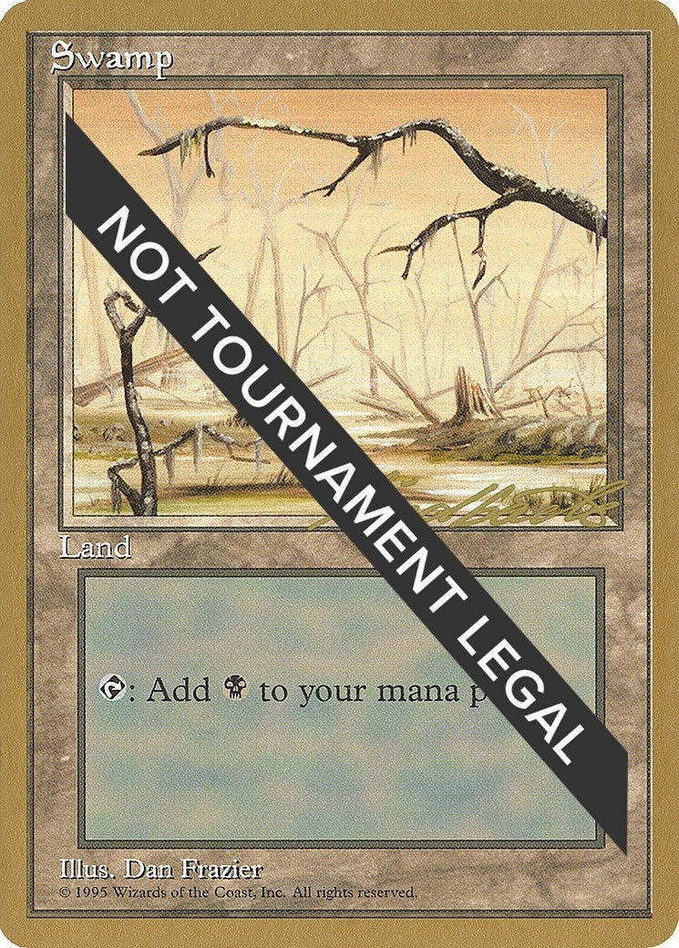 Image for Swamp (B) - 1996 Leon Lindback (4ED) (World Championship Decks) - Magic: The Gathering