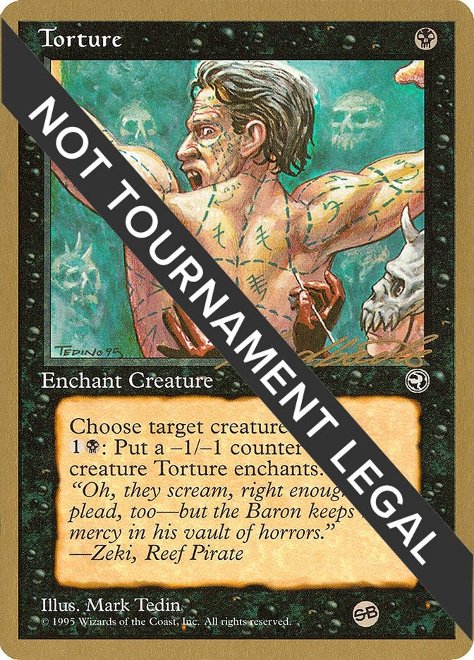 Image for Torture - 1996 Leon Lindback (HML) (SB) (World Championship Decks) - Magic: The Gathering