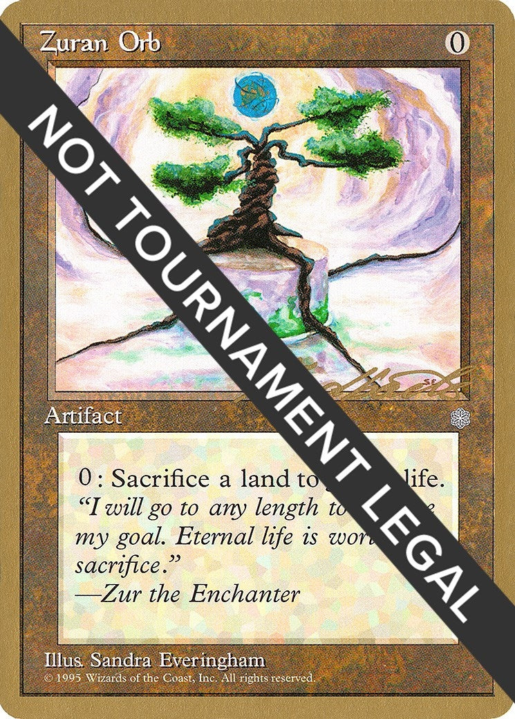 Image for Zuran Orb - 1996 Leon Lindback (ICE) (World Championship Decks) - Magic: The Gathering