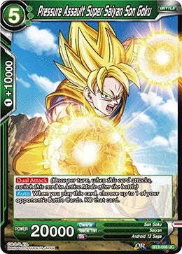 Image for Pressure Assault Super Saiyan Son Goku (Cross Worlds) (BT3-058) - Dragon Ball Super: Masters