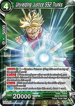 Image for Unyielding Justice SS2 Trunks (Cross Worlds) (BT3-061) - Dragon Ball Super: Masters