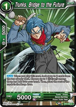 Image for Trunks, Bridge to the Future (2018) (Cross Worlds) (BT3-062) - Dragon Ball Super: Masters
