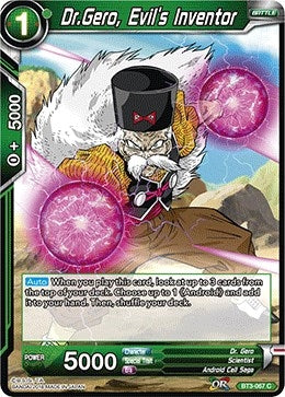 Image for Dr. Gero, Evil's Inventor (Cross Worlds) (BT3-067) - Dragon Ball Super: Masters
