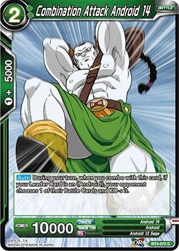 Image for Combination Attack Android 14 (Cross Worlds) (BT3-072) - Dragon Ball Super: Masters