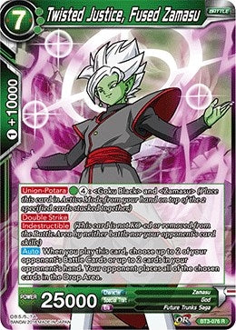 Image for Twisted Justice, Fused Zamasu (Cross Worlds) (BT3-076) - Dragon Ball Super: Masters