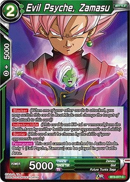 Image for Evil Psyche, Zamasu (Cross Worlds) (BT3-077) - Dragon Ball Super: Masters