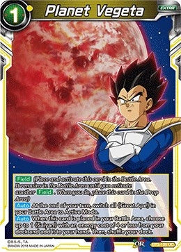 Image for Planet Vegeta (Cross Worlds) (BT3-105) - Dragon Ball Super: Masters