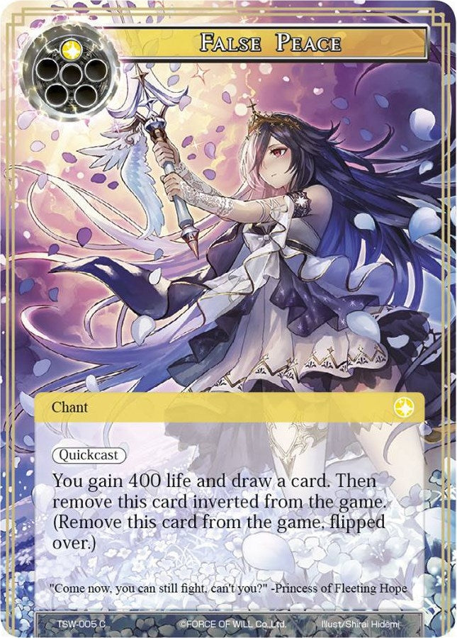 Image for False Peace // Deadly Pox (The Time Spinning Witch) (TSW-005) - Force of Will