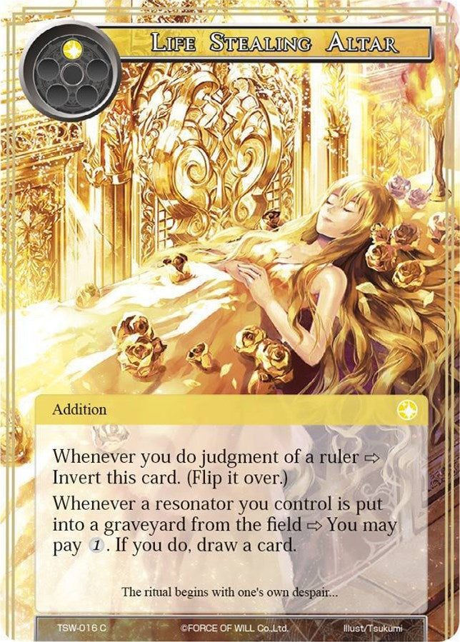 Image for Life Stealing Altar // Soul Returning Altar (The Time Spinning Witch) (TSW-016) - Force of Will