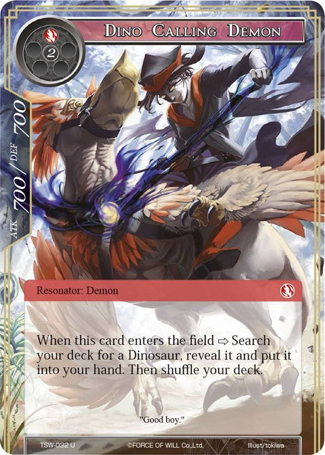 Image for Dino Calling Demon (The Time Spinning Witch) (TSW-032) - Force of Will