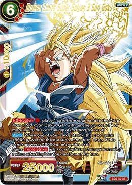 Image for Broken Limits Super Saiyan 3 Son Goku (Cross Worlds) (SD2-02) - Dragon Ball Super: Masters