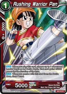 Image for Rushing Warrior Pan (Cross Worlds) (SD2-04) - Dragon Ball Super: Masters