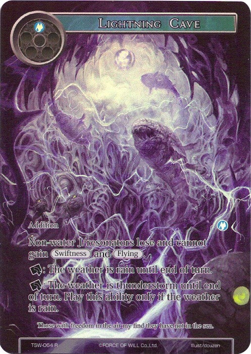 Image for Lightning Cave (Full Art) (The Time Spinning Witch) (TSW-064) - Force of Will
