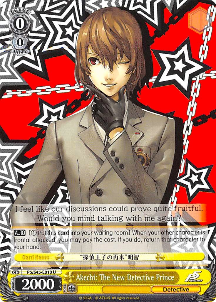 Image for Akechi: The New Detective Prince (Persona 5) (P5/S45-E010 U) - Weiss Schwarz