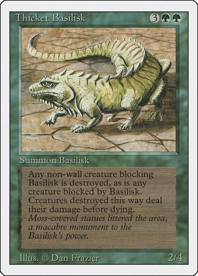 Image for Thicket Basilisk (Revised Edition) - Magic: The Gathering