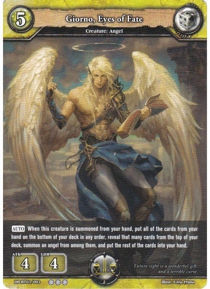 Image for Giorno, Eyes of Fate (Gears of Apocalypse) (DB-BT03/003) - Dragoborne