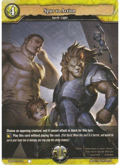 Image for Spur to Action (Gears of Apocalypse) (DB-BT03/024) - Dragoborne