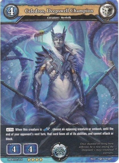 Image for Celedros, Deepswell Champion (Gears of Apocalypse) (DB-BT03/050) - Dragoborne