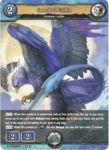 Image for Swordtail Griffin (Gears of Apocalypse) (DB-BT03/059) - Dragoborne