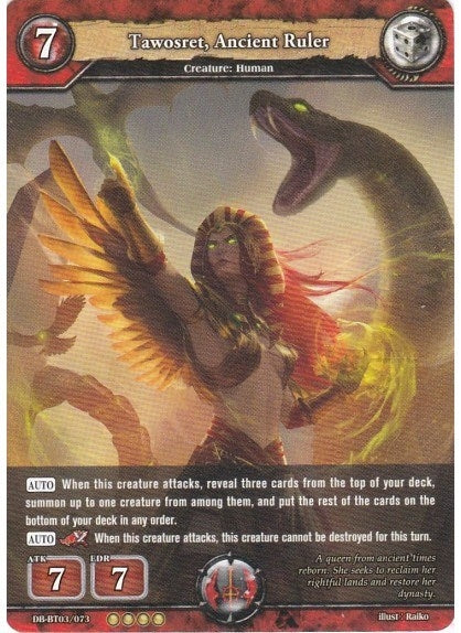 Image for Tawosret, Ancient Ruler (Gears of Apocalypse) (DB-BT03/073) - Dragoborne