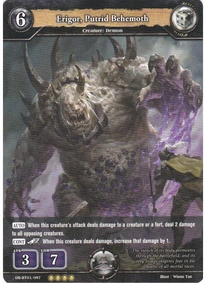 Image for Erigor, Putrid Behemoth (Gears of Apocalypse) (DB-BT03/097) - Dragoborne