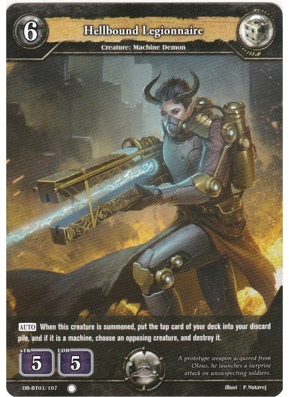 Image for Hellbound Legionnaire (Gears of Apocalypse) (DB-BT03/107) - Dragoborne