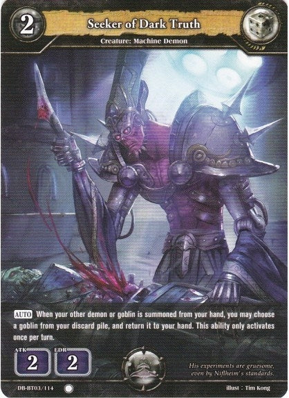 Image for Seeker of Dark Truth (Gears of Apocalypse) (DB-BT03/114) - Dragoborne
