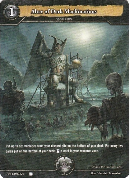 Image for Altar of Dark Machinations (Gears of Apocalypse) (DB-BT03/120) - Dragoborne