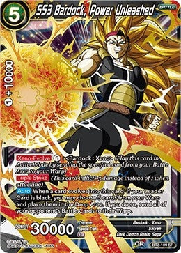 Image for SS3 Bardock, Power Unleashed (Cross Worlds) (BT3-109) - Dragon Ball Super: Masters