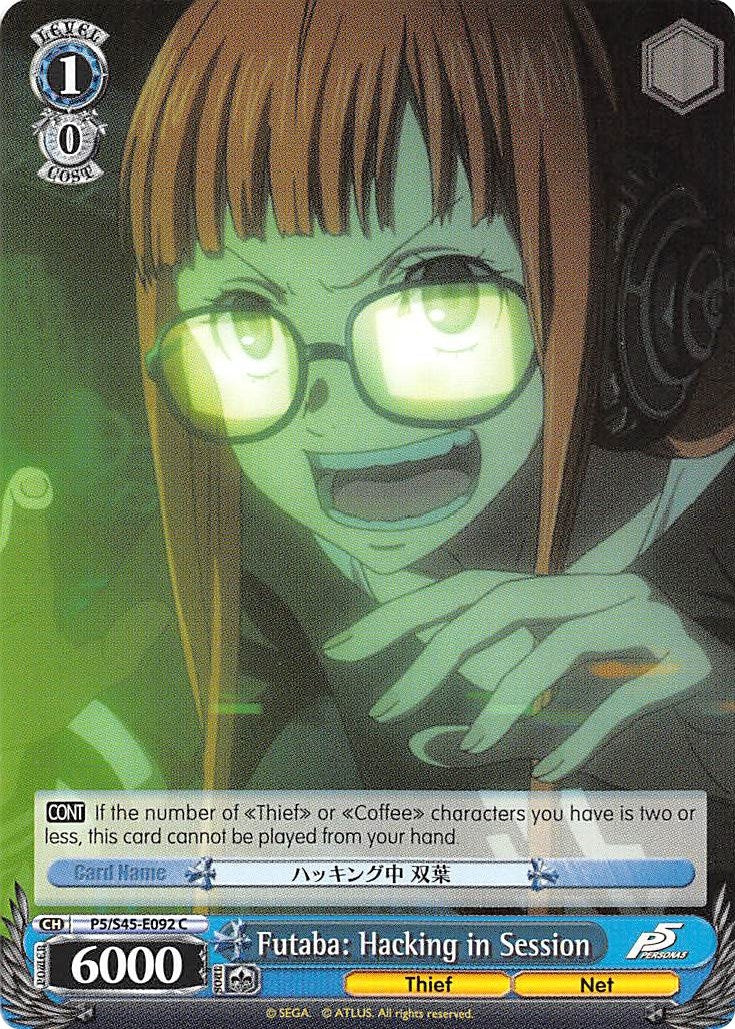 Image for Futaba: Hacking in Session (Persona 5) (P5/S45-E092 C) - Weiss Schwarz
