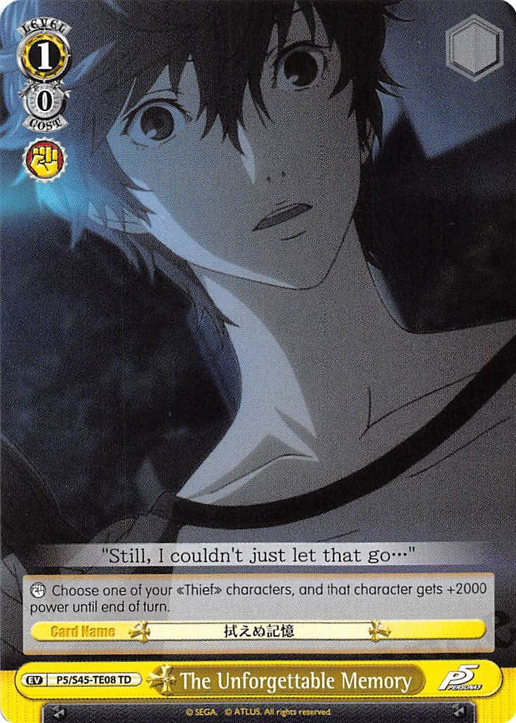 Image for The Unforgettable Memory (Persona 5) (P5/S45-TE08 TD) - Weiss Schwarz