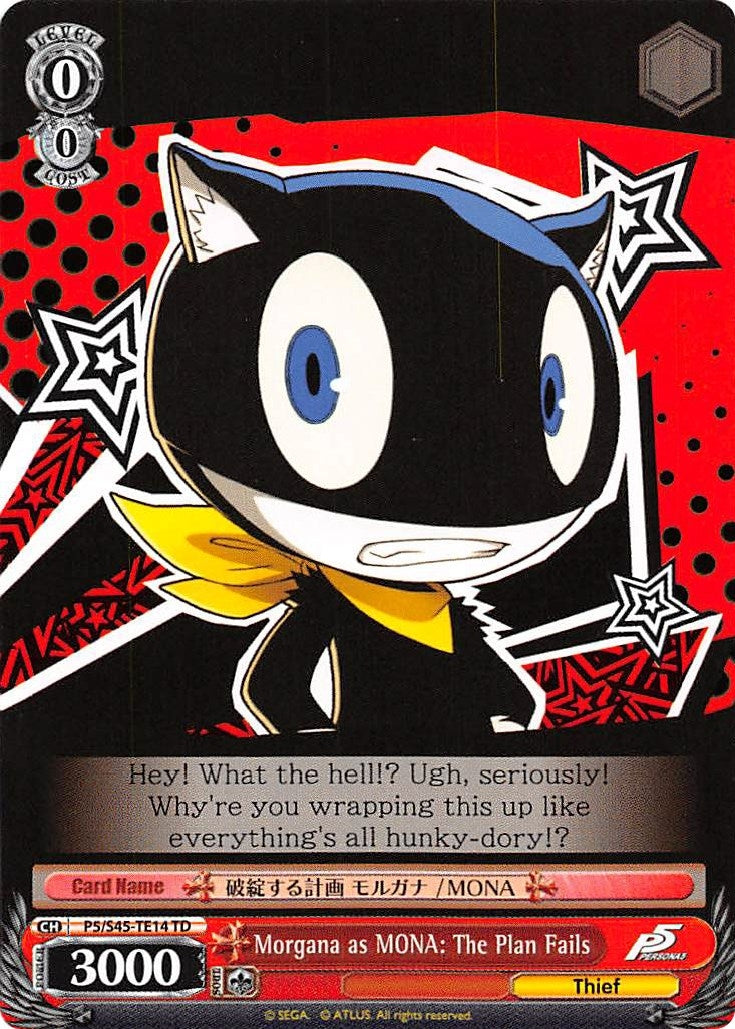 Image for Morgana as MONA: The Plan Fails (Persona 5) (P5/S45-TE14 TD) - Weiss Schwarz