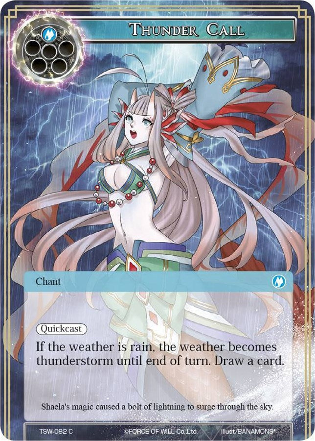 Image for Thunder Call (The Time Spinning Witch) (TSW-082) - Force of Will