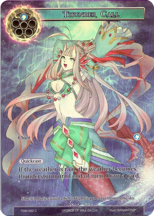 Image for Thunder Call (Full Art) (The Time Spinning Witch) (TSW-082) - Force of Will