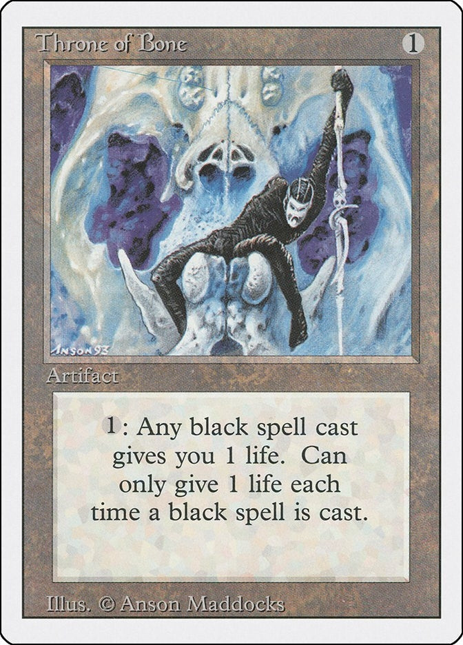 Image for Throne of Bone (Revised Edition) - Magic: The Gathering