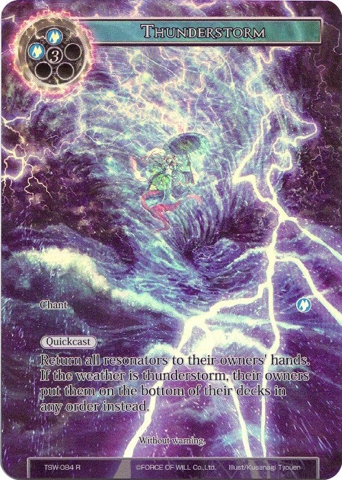 Image for Thunderstorm (Full Art) (The Time Spinning Witch) (TSW-084) - Force of Will