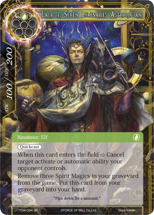 Image for Laurite, Seven Luminaries Astrologian (The Time Spinning Witch) (TSW-094) - Force of Will