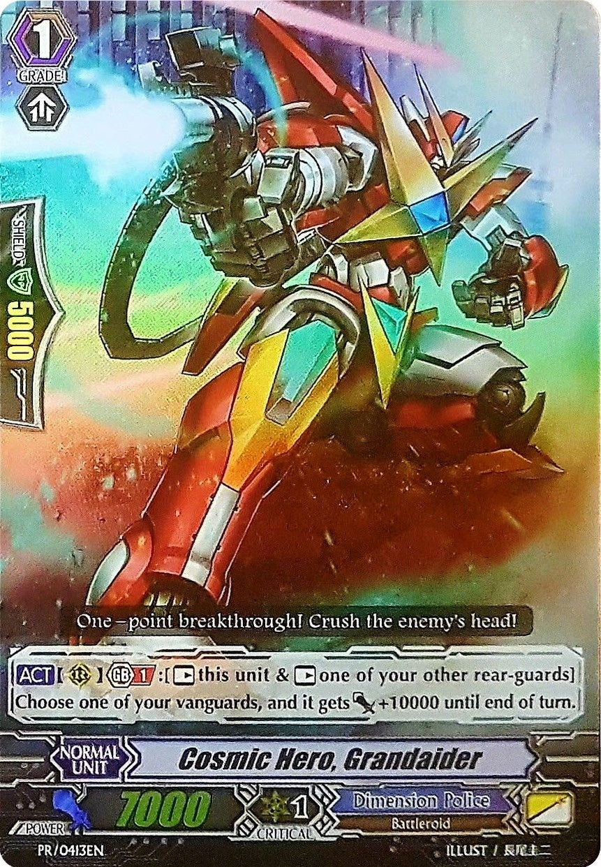Image for Cosmic Hero, Grandaider (Promo Cards) (PR/0413EN) - Cardfight Vanguard