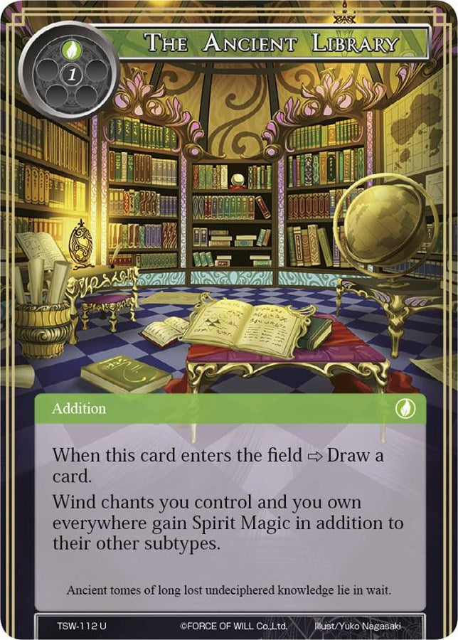 Image for The Ancient Library (The Time Spinning Witch) (TSW-112) - Force of Will