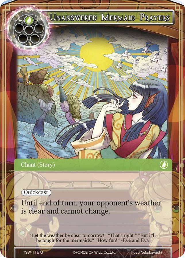 Image for Unanswered Mermaid Prayers (The Time Spinning Witch) (TSW-115) - Force of Will