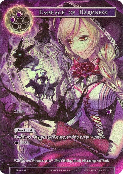 Image for Embrace of Darkness (Full Art) (The Time Spinning Witch) (TSW-127) - Force of Will