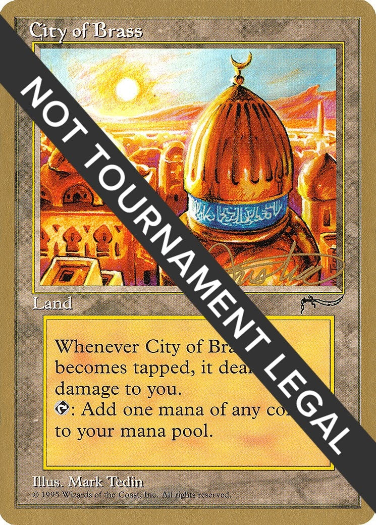 Image for City of Brass - 1996 Mark Justice (ARN) (World Championship Decks) - Magic: The Gathering