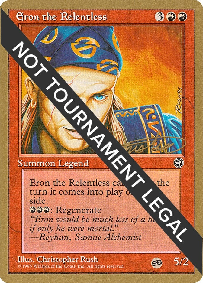 Image for Eron the Relentless - 1996 Mark Justice (HML) (SB) (World Championship Decks) - Magic: The Gathering