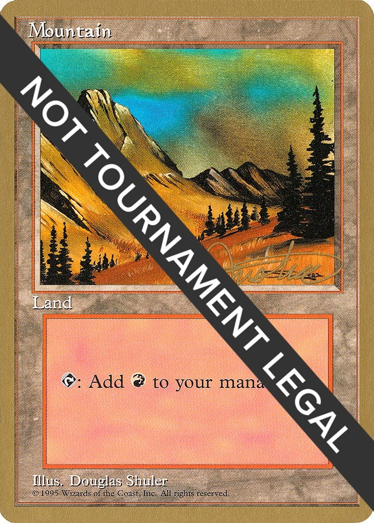 Image for Mountain (C) - 1996 Mark Justice (4ED) (World Championship Decks) - Magic: The Gathering