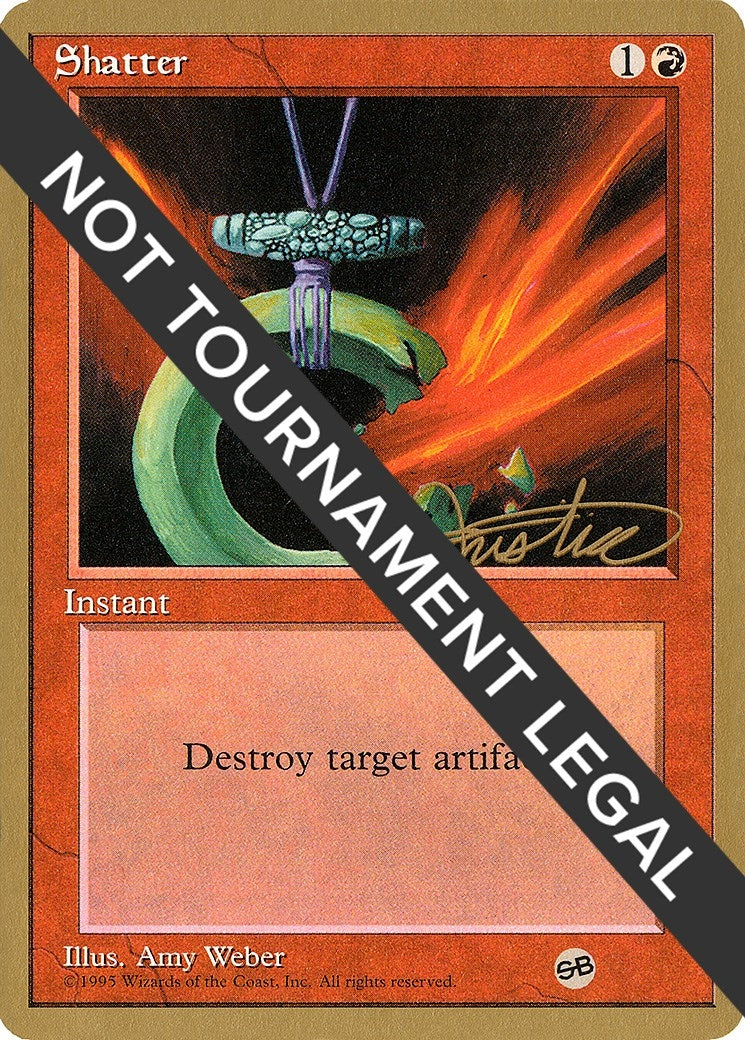 Image for Shatter - 1996 Mark Justice (4ED) (SB) (World Championship Decks) - Magic: The Gathering