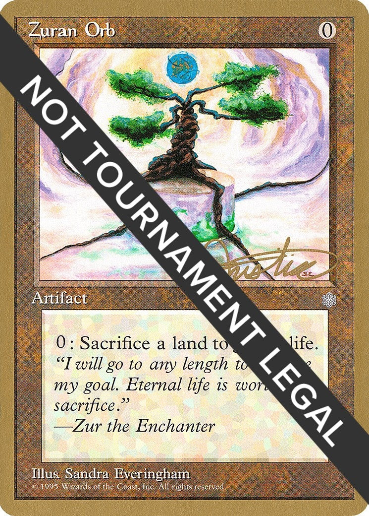 Image for Zuran Orb - 1996 Mark Justice (ICE) (World Championship Decks) - Magic: The Gathering